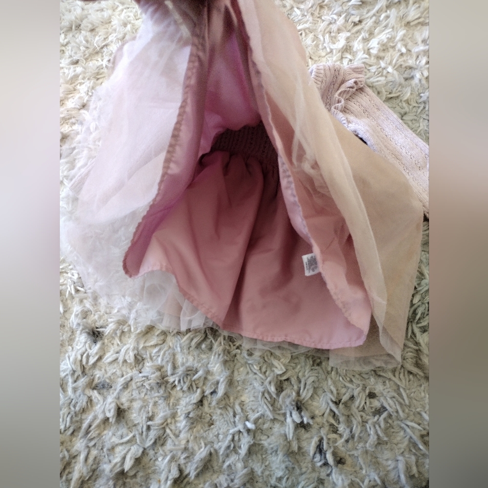 cupcakes & cashmere Blush Knit and Tulle Dress - Picture 3 of 4
